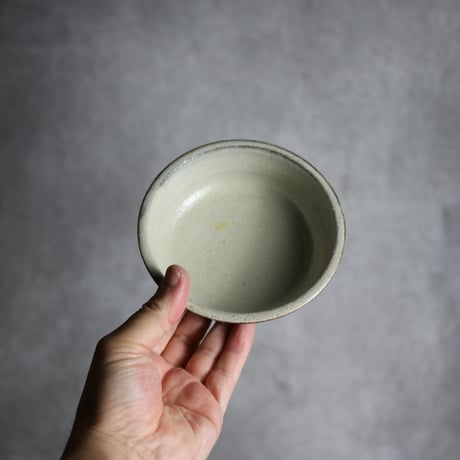4寸安南鉢2 白釉 飛鉋 やちむん 陶器 榮一工房:7013155