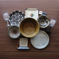 7205005 6寸皿 呉須釉 唐草 やちむん 陶器 高江洲陶磁器 | MADE IN OKI