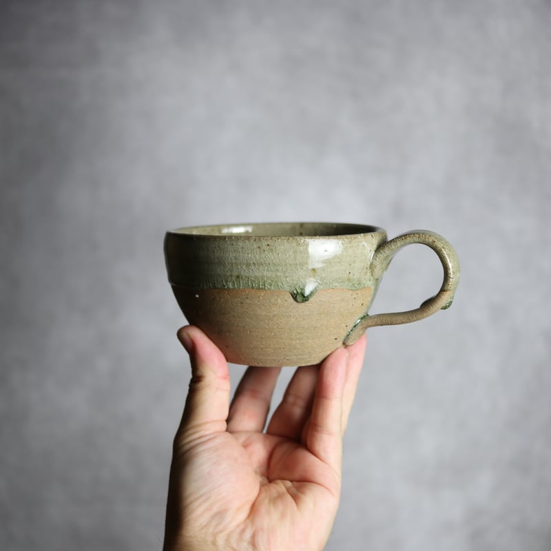 スープカップ2 灰釉 やちむん 陶器 仁陶器工房:7023037 | MADE IN OKINAWA