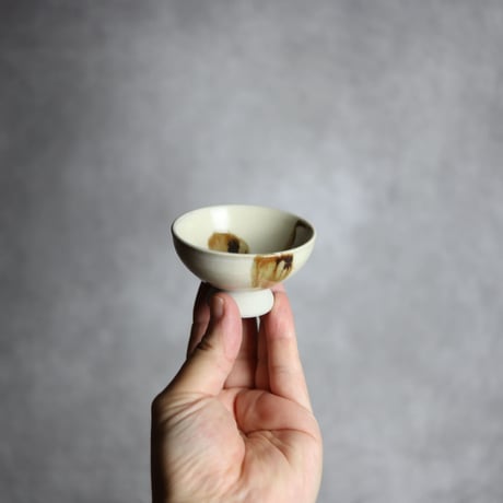ぐい呑S1 飴釉 点打 やちむん 陶器 拓美窯:7203028