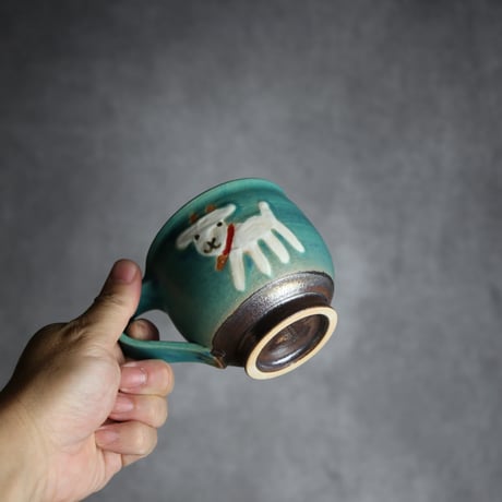 丸マグ ヤギ1 やちむん 陶器 atelier qucchane:7026039