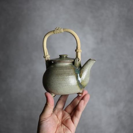 土瓶2 白釉 やちむん 陶器 榮一工房:7013095