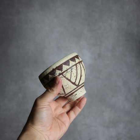 ロックカップ 柄3 やちむん 陶器 田村聡士 mano619:7018018