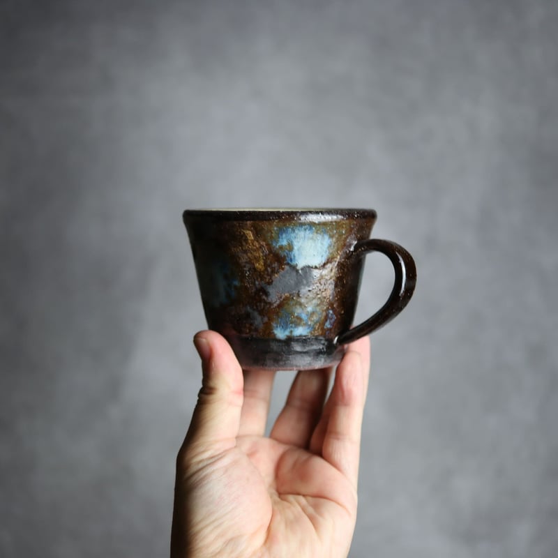 コーヒーカップS1 黒シリーズ やちむん 陶器 sui:7022007 | MADE IN O