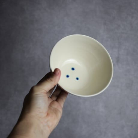 ボウル 呉須釉 唐草 やちむん 陶器 高江洲陶磁器:7205014