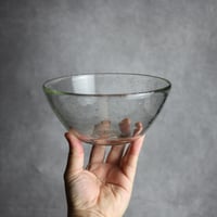 気泡ボウル小 クリア 琉球ガラス ガラス工房 清天:7102005