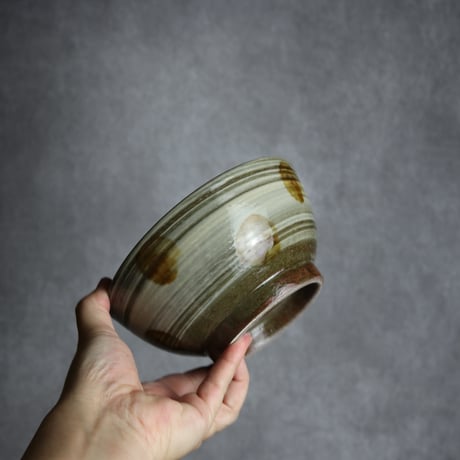 5寸鉢1 飴釉 点打 やちむん 陶器 北窯 松田米司工房:7003035