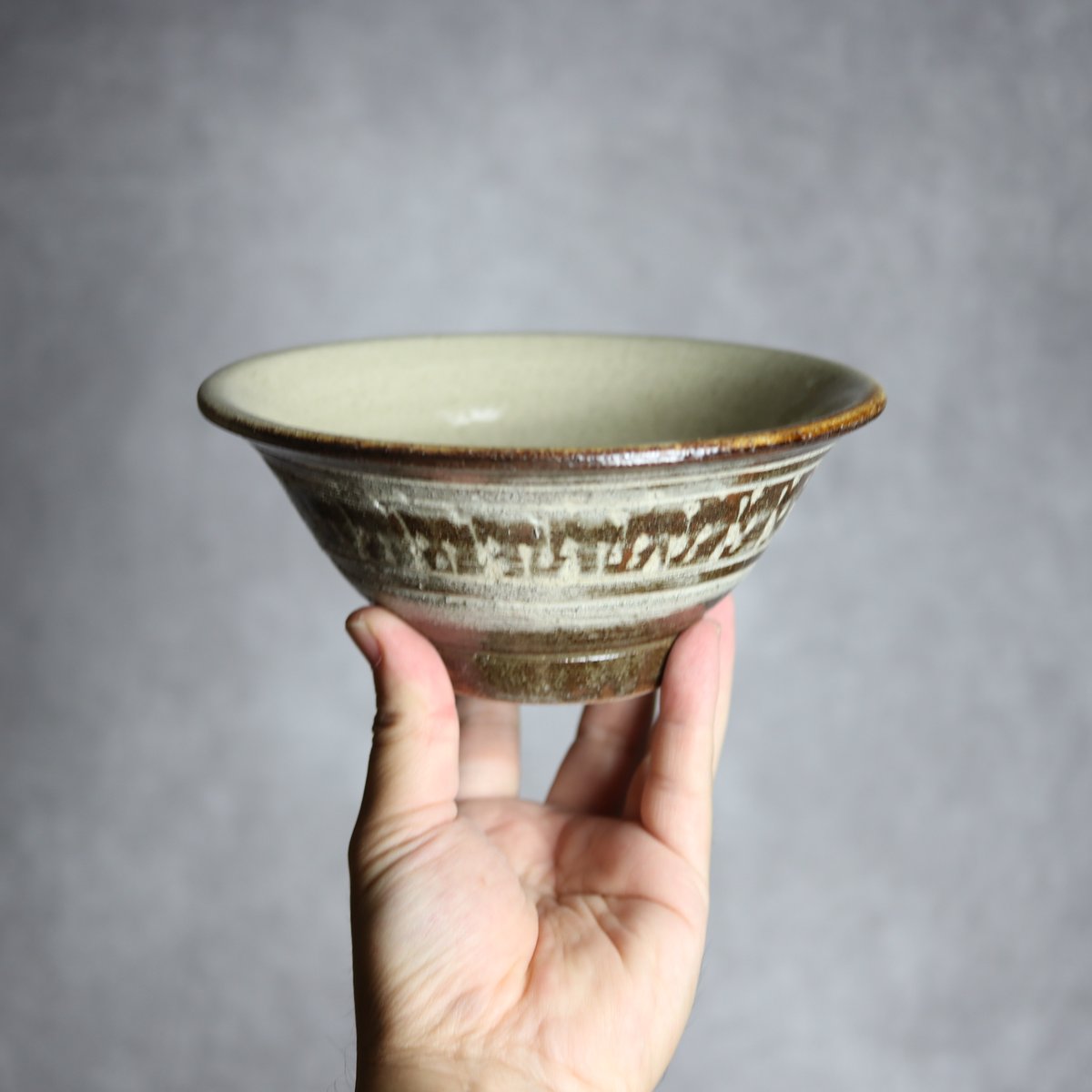 5寸マカイ1 飛鉋 やちむん 陶器 北窯 松田共司工房:7004021 | MADE IN O