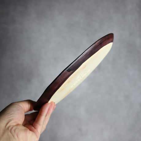 オーバルプレートB グレープフルーツ  やちむん 陶器 atelier qucchane:7026006