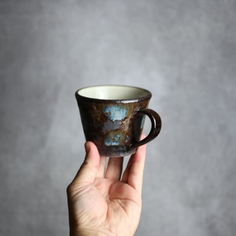 コーヒーカップS1 黒シリーズ やちむん 陶器 sui:7022007