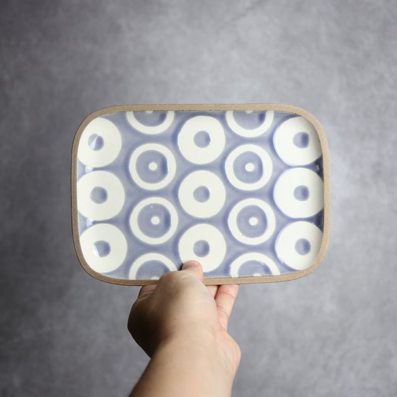 一翠窯　長方皿小 ヘゴ やちむん 一翠窯】長方皿小 ベントー ゴス [やちむん] | 【琉球ガラス】と