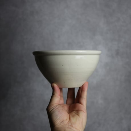 深ボウル 白 M やちむん 陶器 nayan:7202030