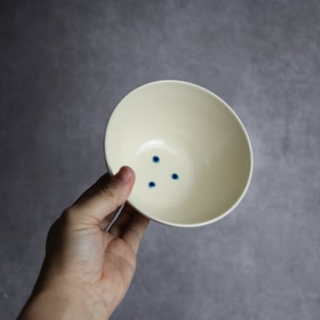 ボウル 呉須釉 ストライプ やちむん 陶器 高江洲陶磁器:7205014