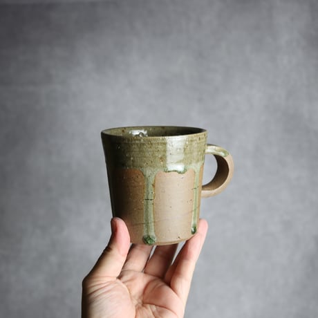 マグカップ2 灰釉 やちむん 陶器 仁陶器工房:7023037