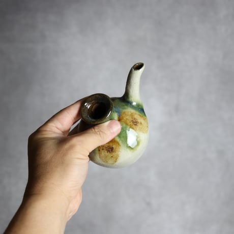カラカラ1合① 三彩 点打 やちむん 陶器 榮一工房:7013091