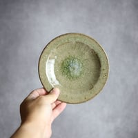 5寸リム皿S3 灰釉 やちむん 陶器 仁陶器工房:7023016