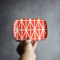 長角皿 小 シャングリラ 赤 やちむん 陶器 一翠窯:7021001