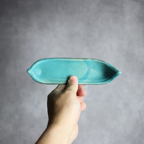 舟形板皿S1 ペルシャ釉 やちむん 陶器 陶と厨子甕 ひ窯:7029044