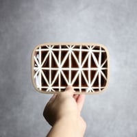 長角皿 小 シャングリラ アメ 茶色 やちむん 陶器 一翠窯:7021001