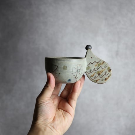 ハリネズミカップ1 やちむん 陶器 土の種:7204010