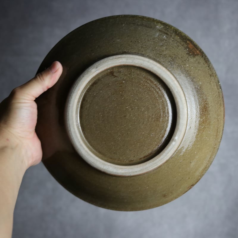 8寸皿1 イッチン やちむん 陶器 北窯 宮城正享工房:7005008 | MADE IN O