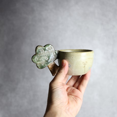 ガジュマルカップ2 やちむん 陶器 土の種:7204008
