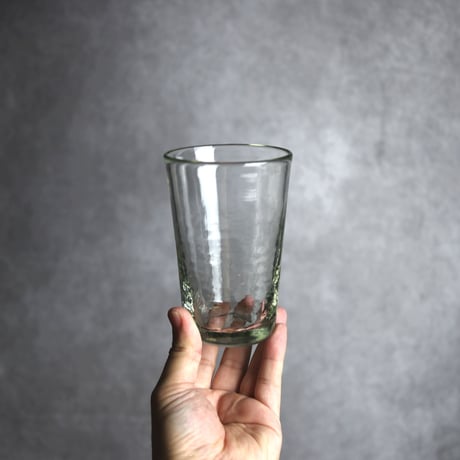 ノーマルグラス 大 クリア 琉球ガラス 工房清天　7102037