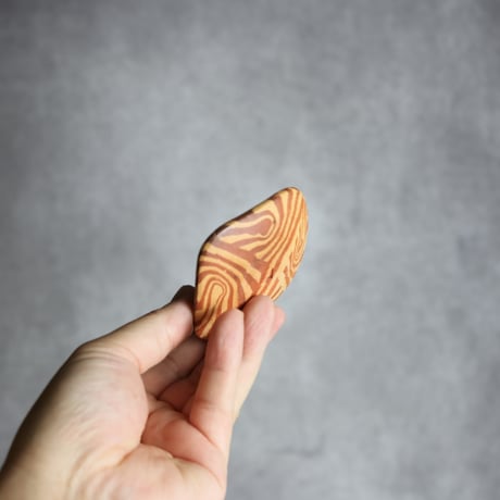 豆皿6 赤 練り込み やちむん 陶器 南蛮焼知念窯 :7209001