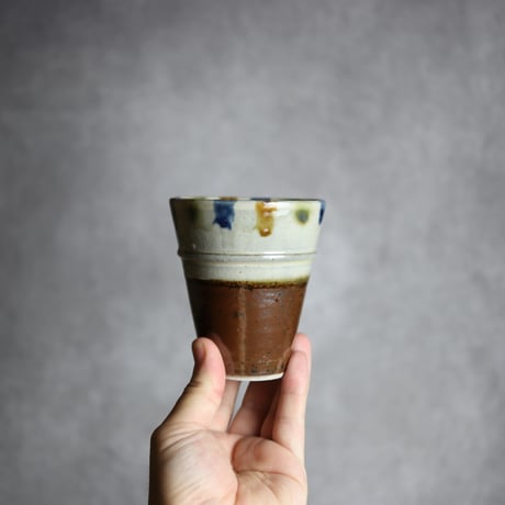 やちむん 古我知焼 ヒージャー ヤギさんとドット柄 古我知焼やちむん