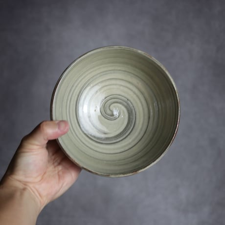5寸鉢S3 呉須釉 点打 刷毛目 やちむん 陶器 北窯 松田米司工房:7003035