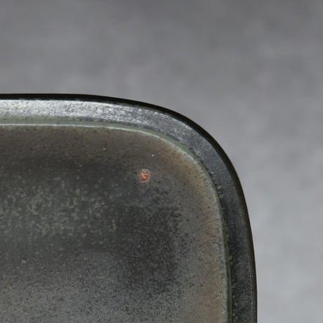 四方皿1 やちむん 陶器 南蛮焼知念窯 :7209004