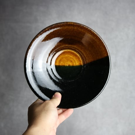 6寸皿2 SUN RISE やちむん 陶器 工房エクレシア:7019016