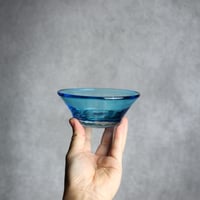ノーマルボウル 水色 琉球ガラス ガラス工房 清天:7102026