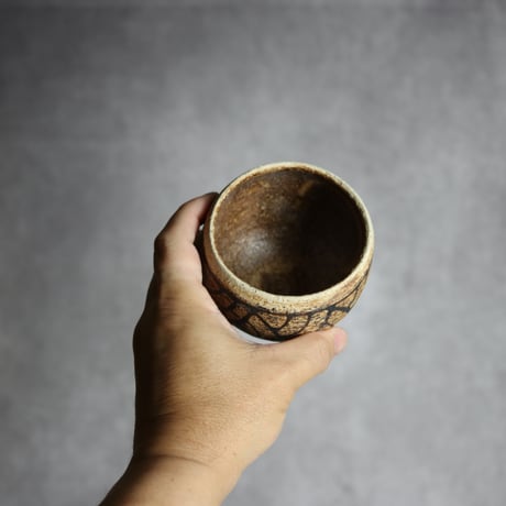 ロックカップ4 柄 やちむん 陶器 田村聡士 mano619:7018018