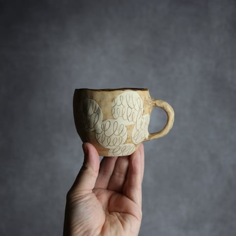 やちむん　Kubaya Pottery マグカップと皿セット　工房くばやー　沖縄 やちむん Kubaya Pottery マグカップと皿セット 工房くばやー