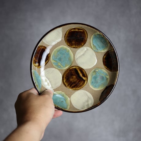 GEN　シマシマポタリ　やちむん　小皿３枚セット GEN様専用 シマシマポタリ やちむん 小皿3枚セット