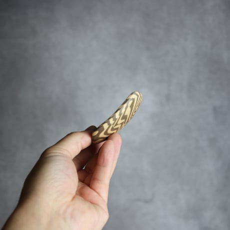 豆皿3 黒 練り込み やちむん 陶器 南蛮焼知念窯 :7209001