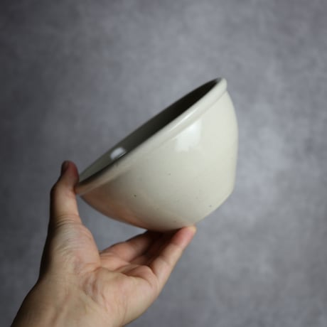深ボウル 白 M やちむん 陶器 nayan:7202030
