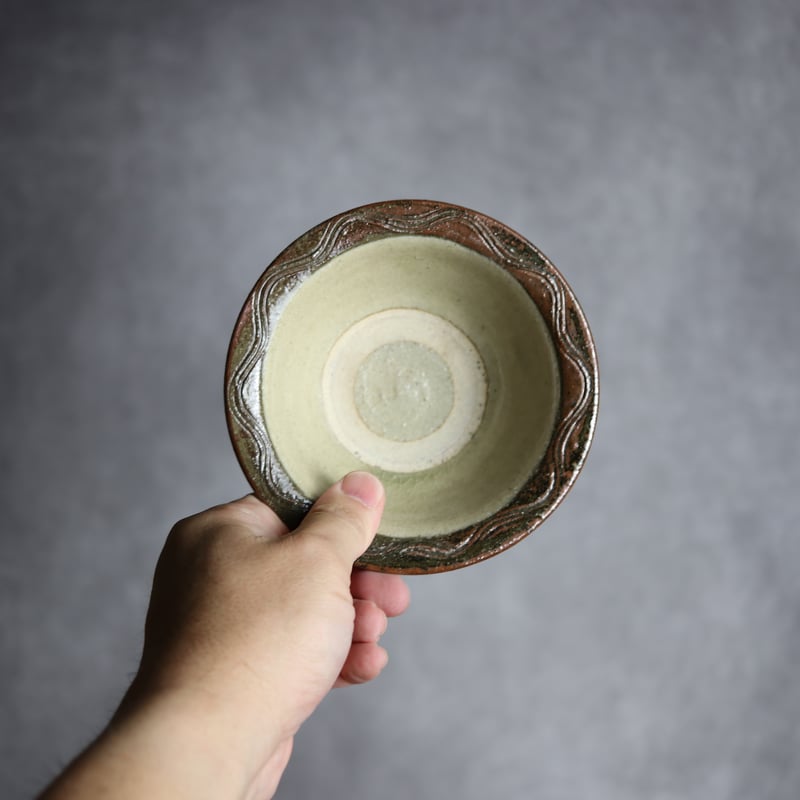 【かるがもさん専用】やちむん北窯 宮城工房指掻き8寸皿 / 24.5㎝蛇の目なし 4寸ワンブー4 櫛掻 やちむん 陶器 北窯 宮城正享工房:7005017