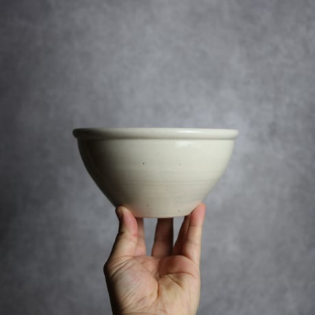 深ボウル 白 M やちむん 陶器 nayan:7202030