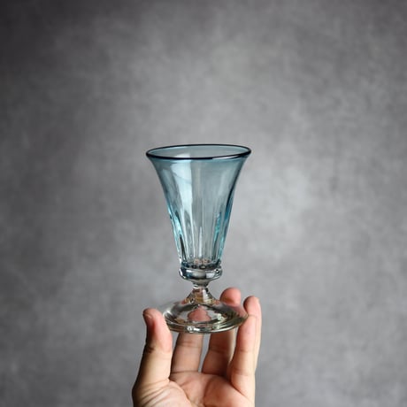 琉球ガラス ヴィンテージ食前酒グラス 水 工房glass32：7105022