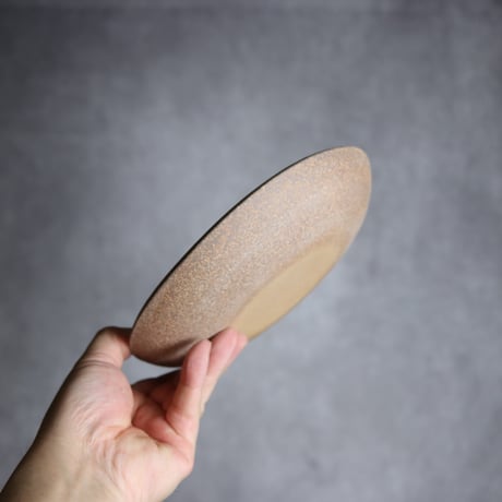 ちゃんぷるー皿小1 櫛目三角 やちむん 陶器 一翠窯:7021014