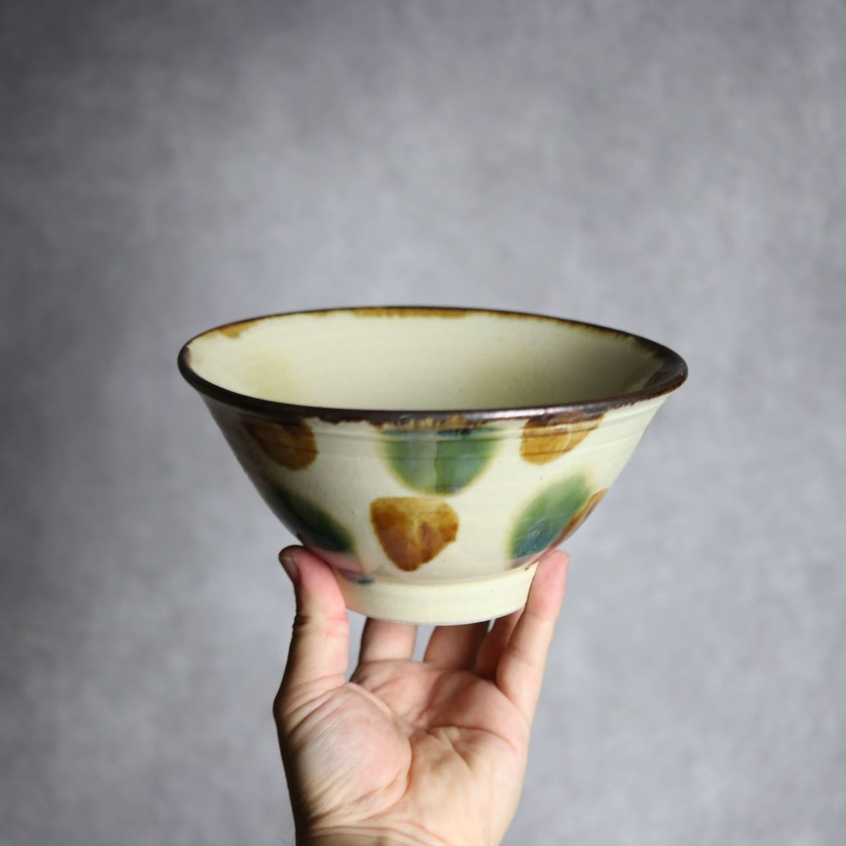 食器 Y Y Y 6寸マカイ1S 三彩 点打 やちむん 陶器 いずみ窯 島袋工房:7028046