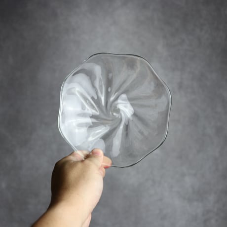 7105016 うず小皿 琉球ガラス 工房glass32