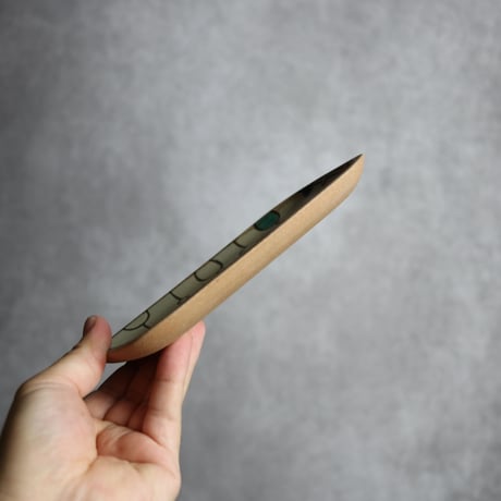 長角皿 小 赤絵 ボンボン やちむん 陶器 一翠窯:7021017