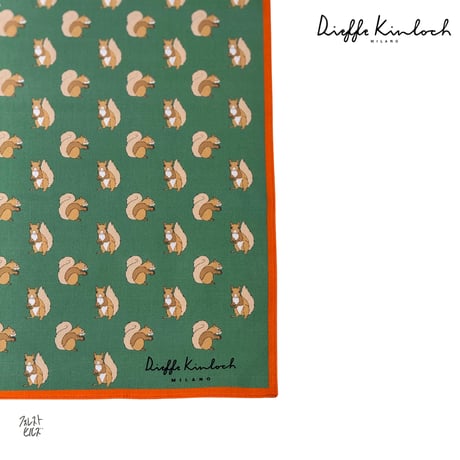 Dieffe Kinloch(ディエッフェ キンロック)/コットン ハンカチ/fh043