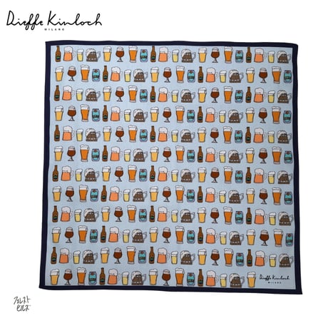 Dieffe Kinloch(ディエッフェ キンロック)/コットン ハンカチ/bear/fh143