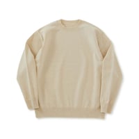 Yonetomi NEW BASIC |  RIGID CASHMERE SWEATER PULLOVER