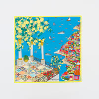 Dieffe Kinloch(ディエッフェ キンロック)/コットン ハンカチ/AMALFI COAST