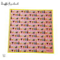 Dieffe Kinloch(ディエッフェ キンロック)/コットン ハンカチ/bear fh041